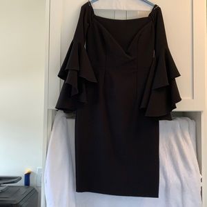 Milly - Bergdorf Goodman black off shoulder dress